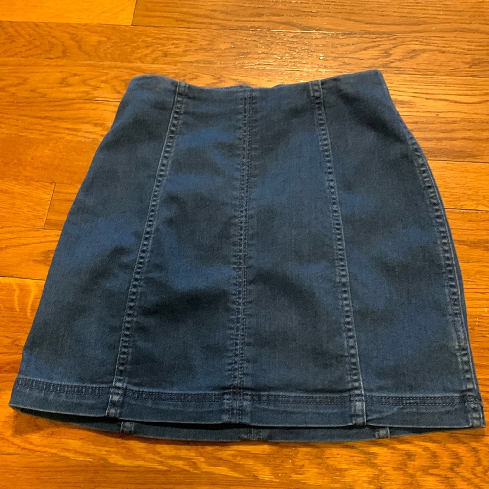 Free People Denim skirt